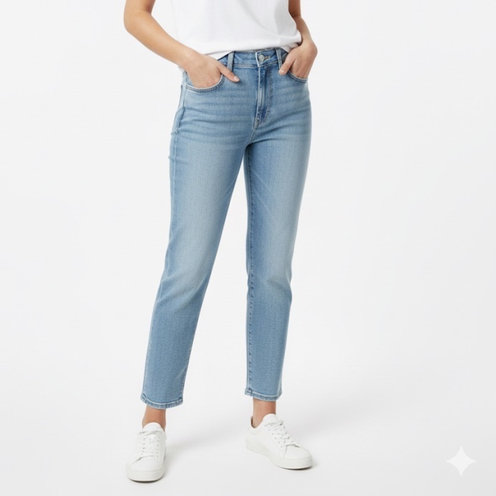 NWT Joes Jeans High Rise Straight Jeans Faded Wash Light Blue Sz 31